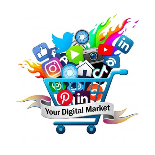Digital Services Marketing Logo | Your Digital Market