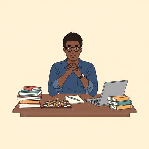 Powerful Mindset: Black Man With Determination