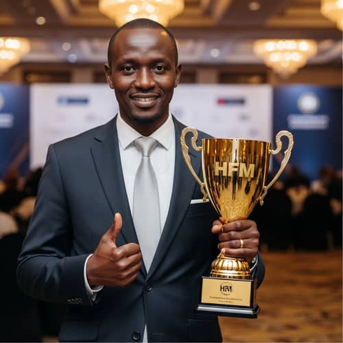Peter Kasanga - HFM Trophy Trader's Award Winner