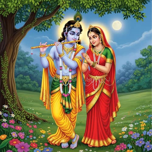 Radha and Krishna: Divine Figures of Indian Mythology