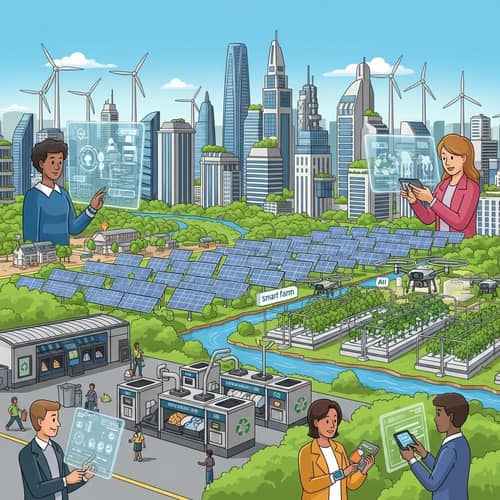 Digital Technologies for Sustainability: Clean Energy, Recycling, Smart Farming