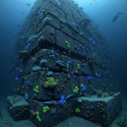 Wall in the Depths of the Ocean
