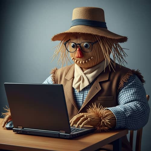 Straw and Cloth Garment: Scarecrow-Tech Developer Fusion