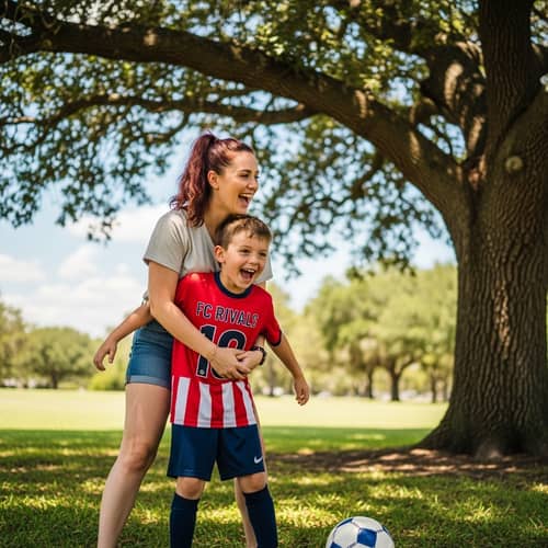 Fun Moments: Hot Girl with Brother in the Park