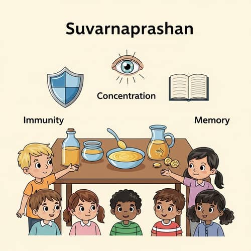 Suvarnaprashan: Immunity, Concentration & Memory Booster for Kids