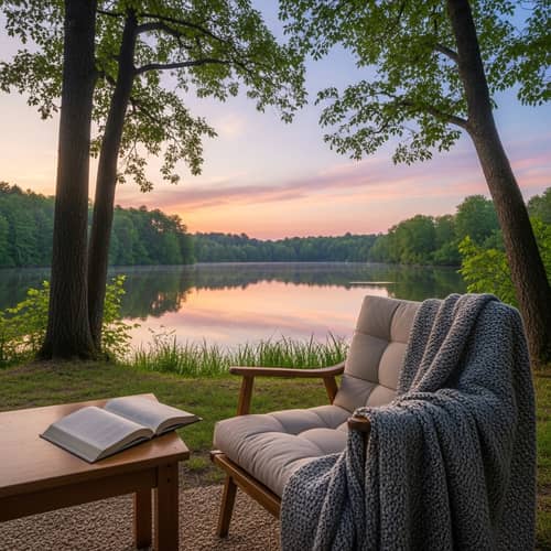 Tranquil Sunset Scene for Pain Reduction