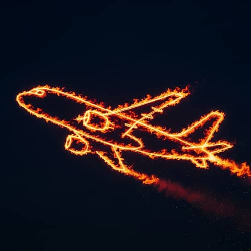 Fire Plane - Spectacular Flames Airborne