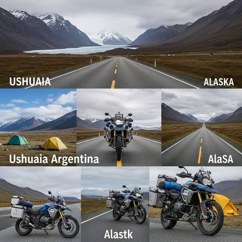 Motorcycle Journey Ushuaia to Alaska: Rugged Landscapes & Diverse Cultures