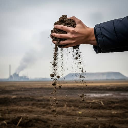 Human-Induced Soil Degradation: Impactful Photo