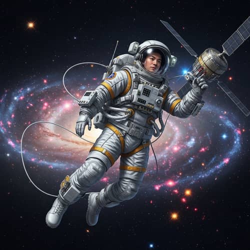 Brave Gender-Neutral Astronaut: A Narrative in Space
