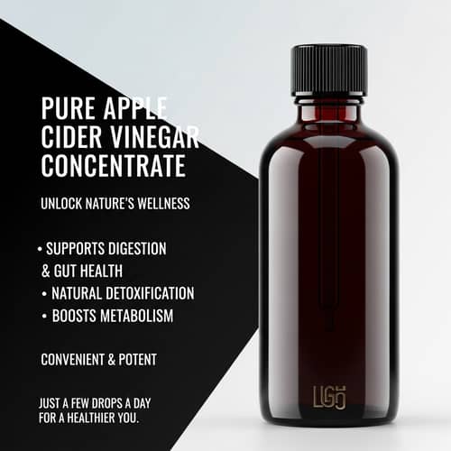 Dark Apple Cider Vinegar Concentrate - Health Benefits & Usage