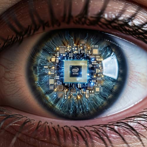 Digital Eye with Intel Processor Connections | Website Name