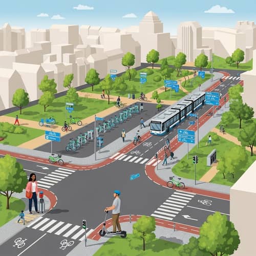 Urban Infrastructure for Micro Mobility: Promoting Sustainable Transportation