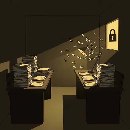Lack of Information Exchange Symbolized