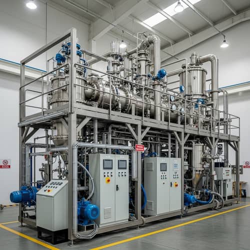 Industrial Thermal Desorption Unit in Clean Factory Facility