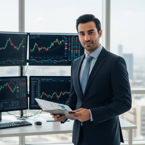 Elegant Financial Advisor in His 30s | Professional Finance Consultation