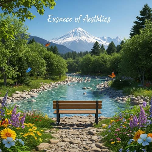 Tranquil Aesthetic Beauty: Serene Nature Scene