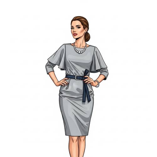 Captivating and Sophisticated | Stylish Woman with Glamour