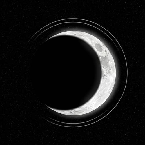 Lunar Eclipse: Earth's Shadow on Moon
