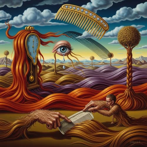 Surrealistic Hair Art | Dreamlike Landscapes & Objects
