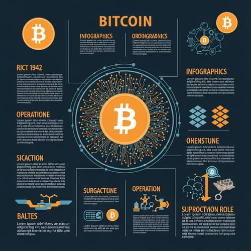 Bitcoin Infographic: History, Operations & Role in Finance