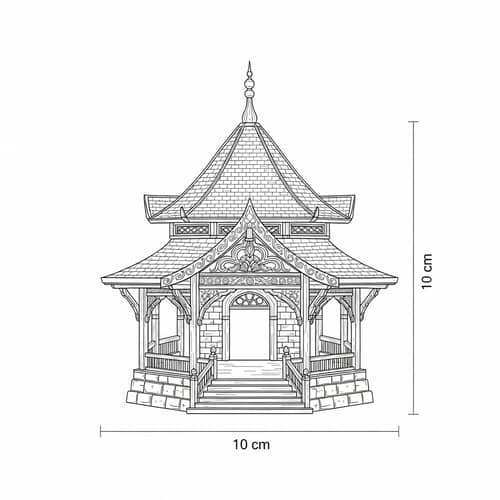Intricate Indigenous Pavilion - Cultural Heritage and Craftsmanship