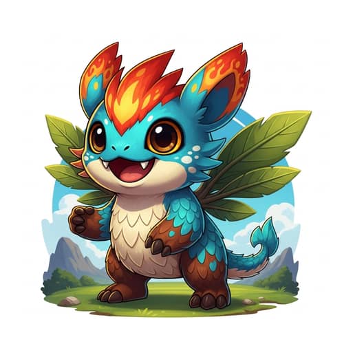 Pokemon-style Mascot for Online Card Marketplace in Chile