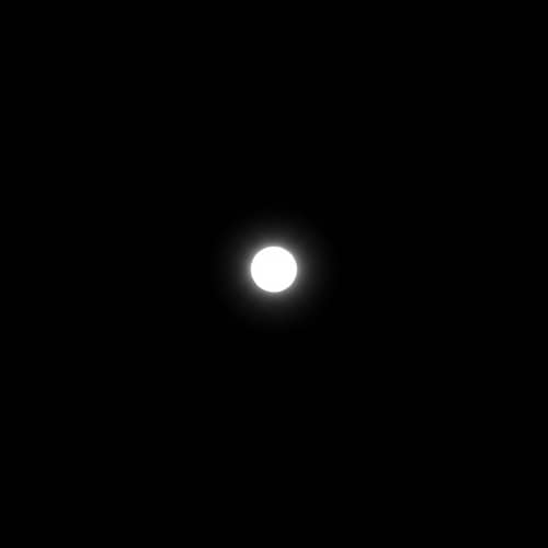 Simple Black and White Star Image