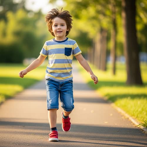 Young Boy Wearing Shorts - Cute and Stylish Outfit