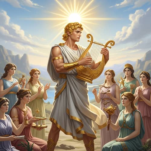 Apollo, Greek God of Sun, Music, and Poetry | Mythological Art