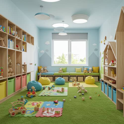Modern Playroom Interior Design Ideas