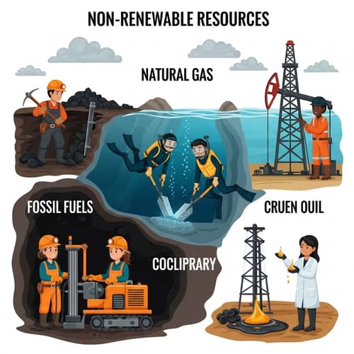 Types of Non-Renewable Resources: Fossil Fuels, Natural Gas, Oil
