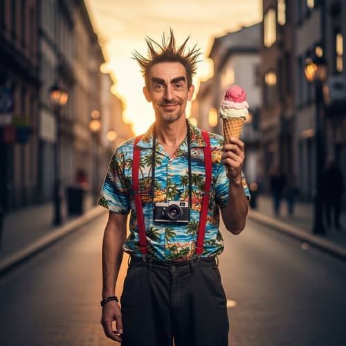 Mysterious Man at Sunset | Unique Appearance Story