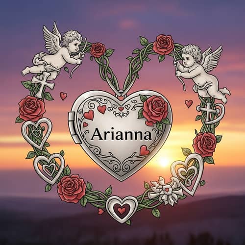 Profound Affection for Arianna - Love Symbol Artwork