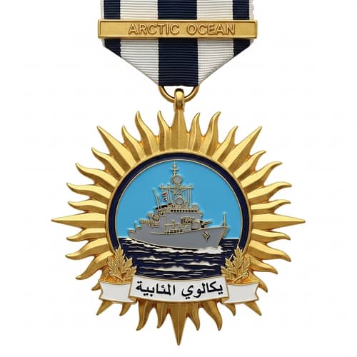 Golden Medal Commemorating Iranian Naval Mission