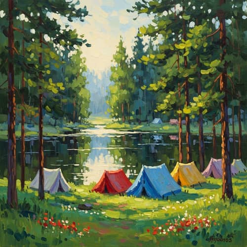 Summer Camps in Lush Green Forest | Ideal Camp Amidst Lakes & Pines