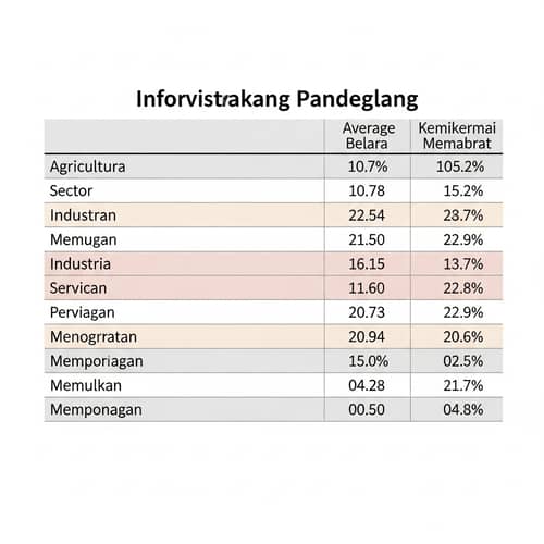 Poverty Data Table in Pandeglang Regency