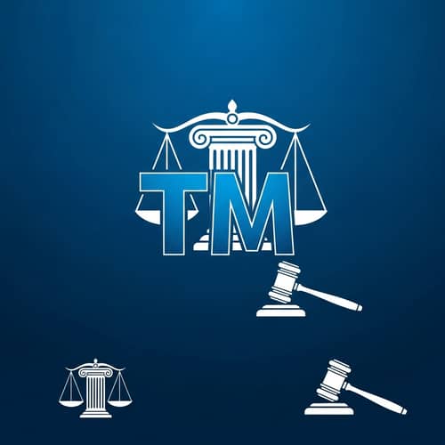 Blue Trademark Symbol for Lawyer