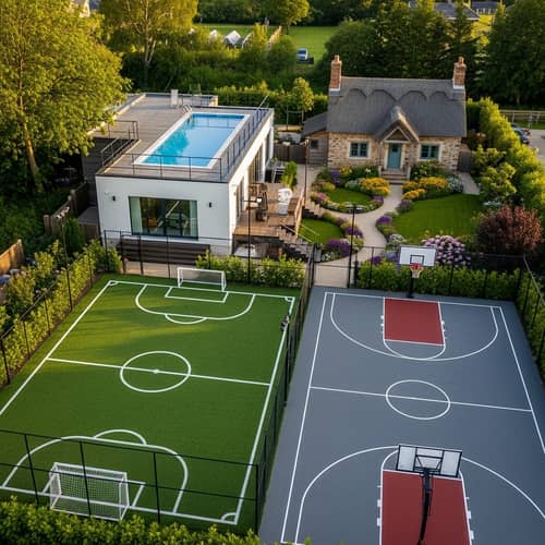 Dream 250m2 House with Sports Facilities & Garden