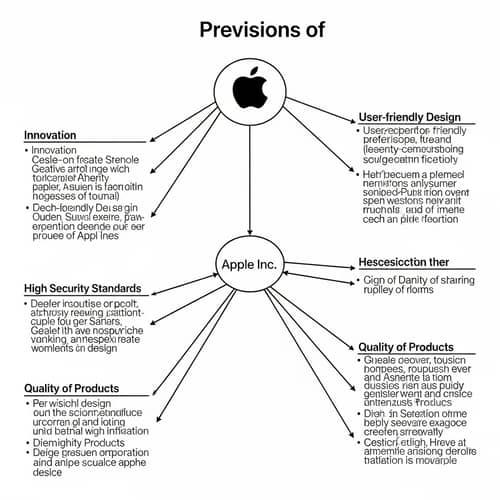 Apple Pro Visions Conceptual Map: Innovation, Design, Security, Quality