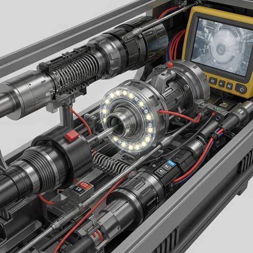 Detailed View of Advanced Drain Inspection Camera