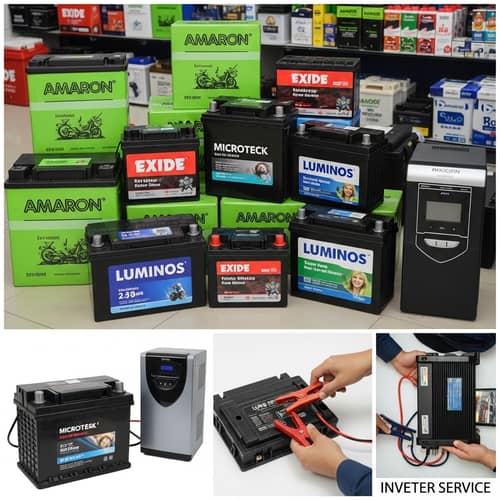 Buy Amaron, Exide, Microteck & Luminos Batteries | Two-Wheeler & Four-Wheeler