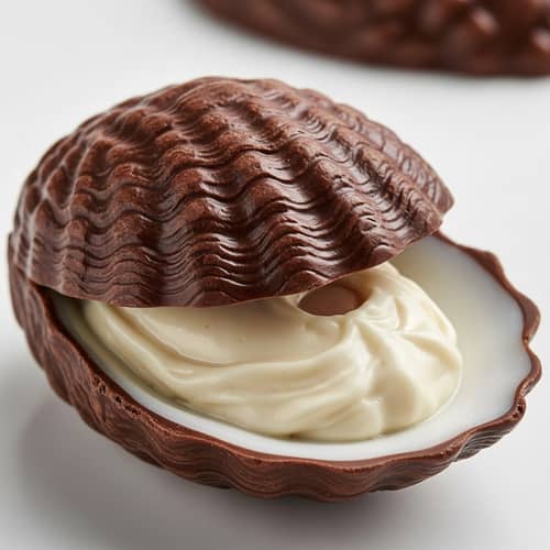Exquisite Chocolate Oyster | Artisanal Confectionery Masterpiece