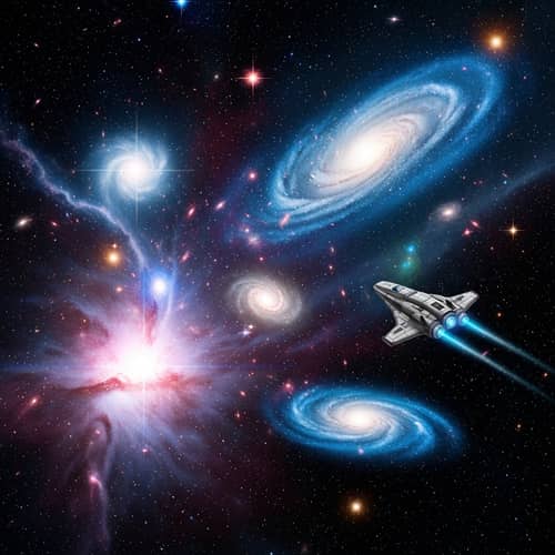 Abstract Space Exploration Art | Cosmic Wonders