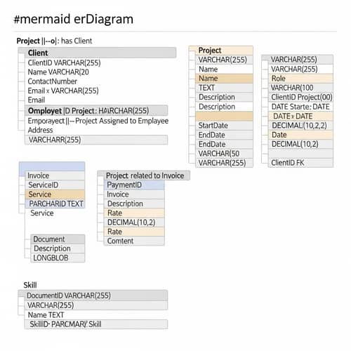 TechSolutions Inc. ERD: Entities, Attributes, Relationships Explained