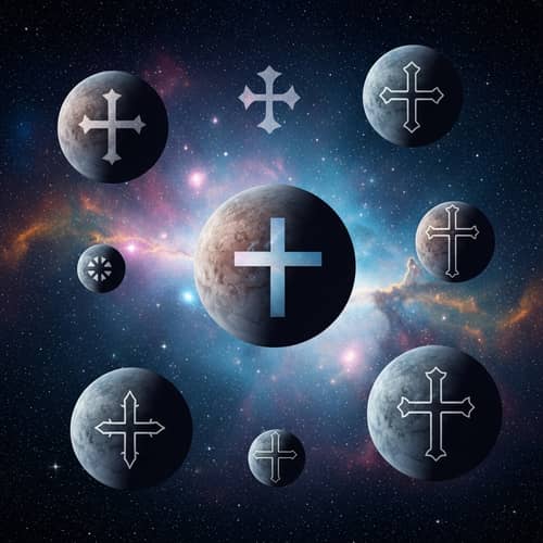 Cosmic Landscape: Religious Symbols in Outer Space