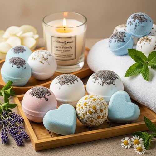 Natural Bath Bombs for Relaxation | Spa Serenity Collection