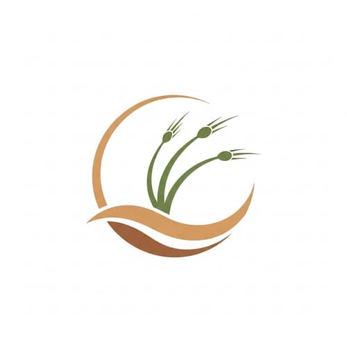 Natural Grain Logo Design | Unique Nature-inspired Logo