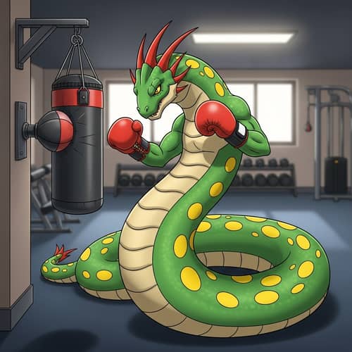 Rayquaza doing boxbreak