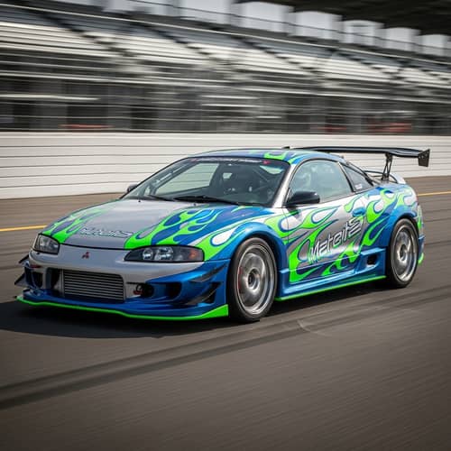 Mitsubishi Eclipse Racing Car from Fast and Furious 1